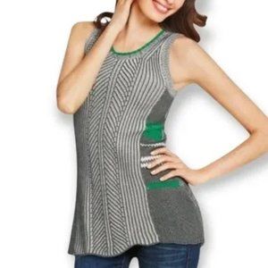 CAbi Color Block Sleeveless Knit Top